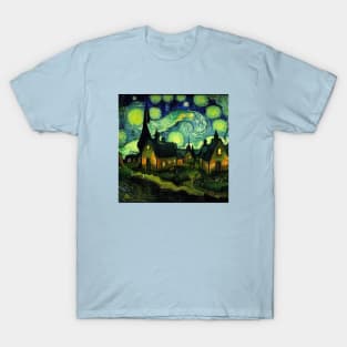 Starry Night Over Godric's Hollow T-Shirt